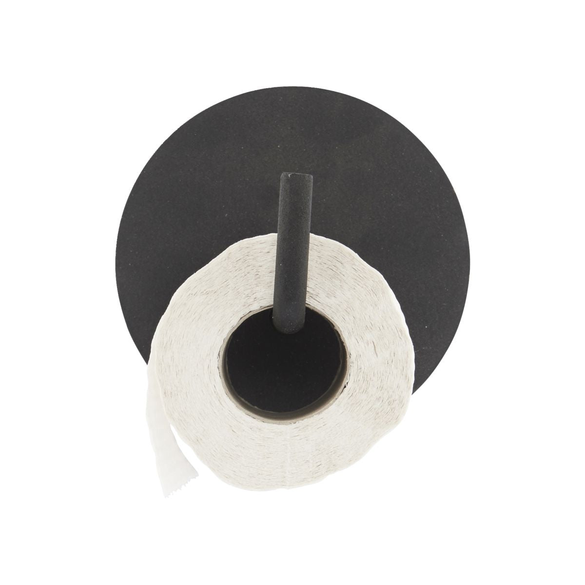 Produktbillede af House Doctor Toiletpapirholder Text sort dia.13 i premium kvalitet