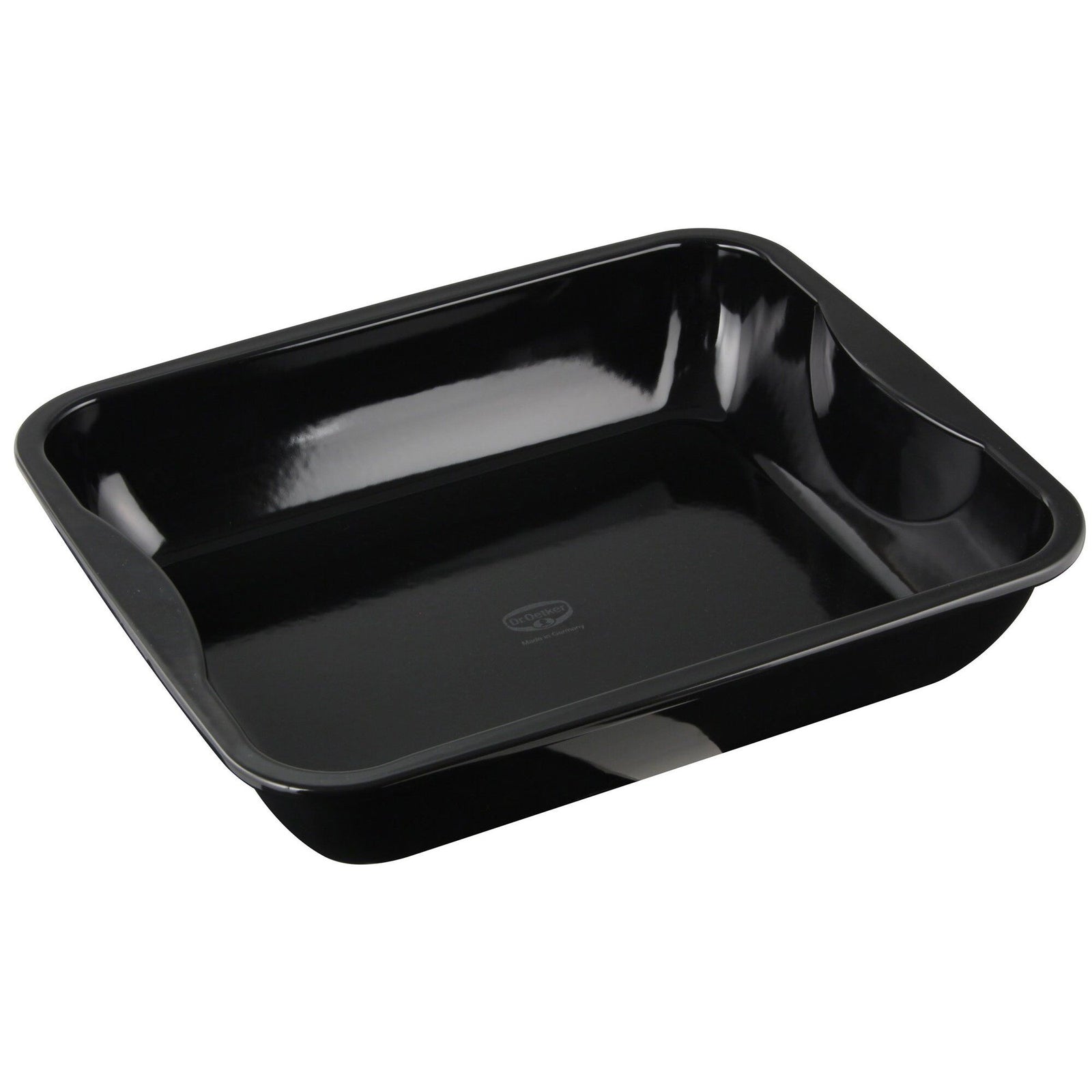 Dr oetker Dr oetker Ovnform 40 cm, sort – frontbillede (Ovnfast form)