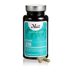 Produktbillede af Nani Jern+C på organisk planteform 60 kap. på tilbud