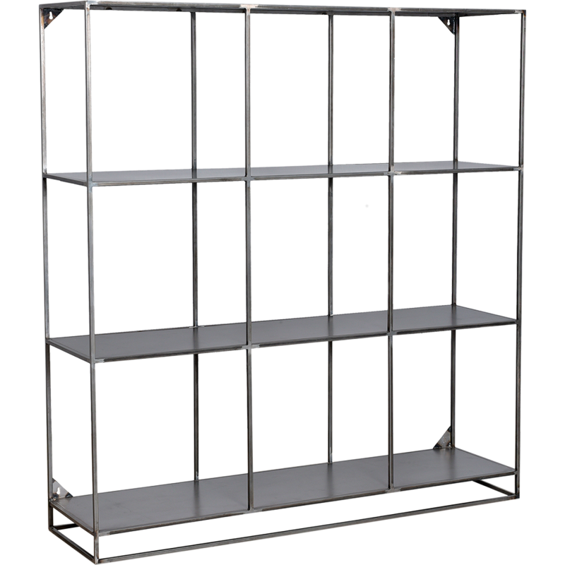 Trademark Living Rummelig jernreol med 9 rum