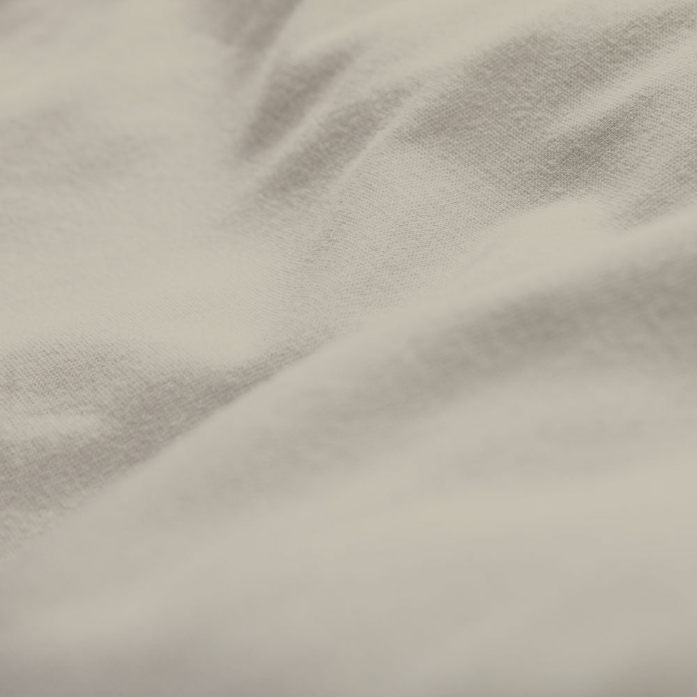 Produktbillede af JERSEY Boxlagen flere farver og størrelser 140x200 cm Sand på tilbud i høj kvalitet