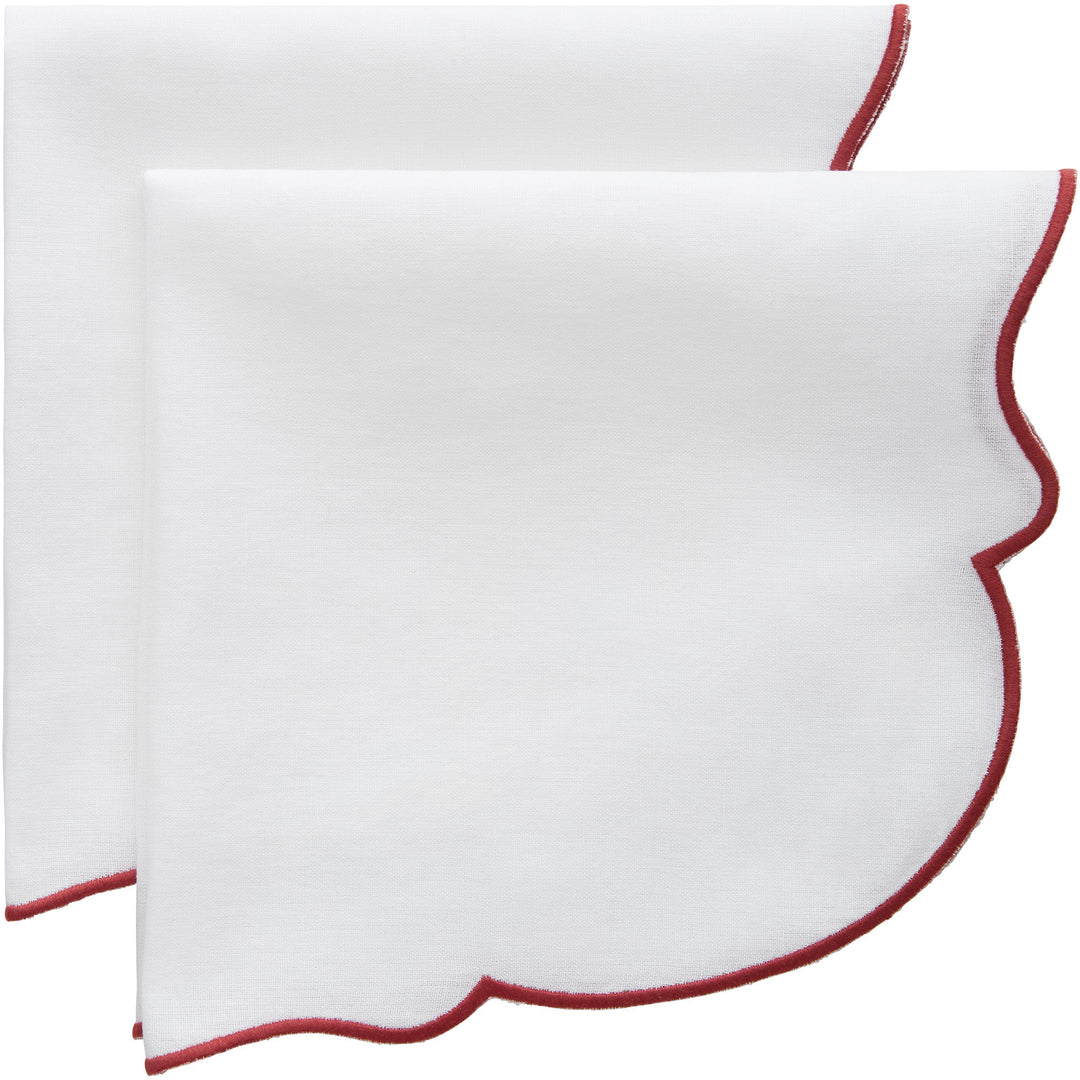 Decotique Decotique Gia serviet, burgundy, 2 stk. ❤ frontbillede (Serviet)