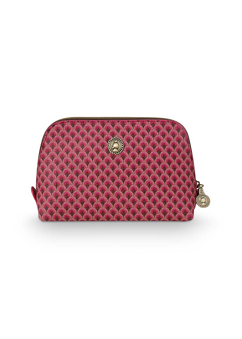 Produktbillede af Cosmetic Bag Triangle Small Suki Pink 19/15x12x6cm på tilbud i høj kvalitet