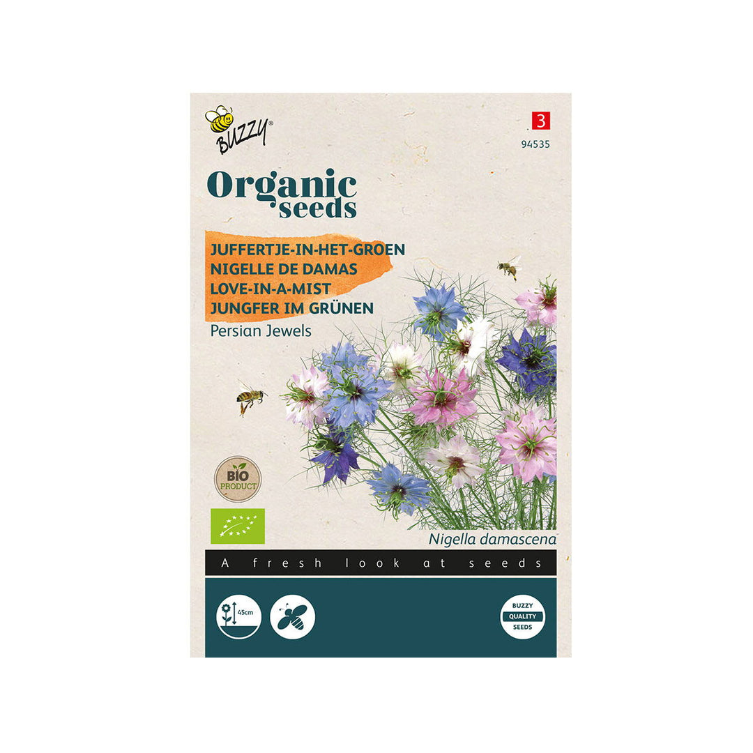 Produktbillede af Økologisk jomfru i det grønne blanding frø på tilbud i høj kvalitet