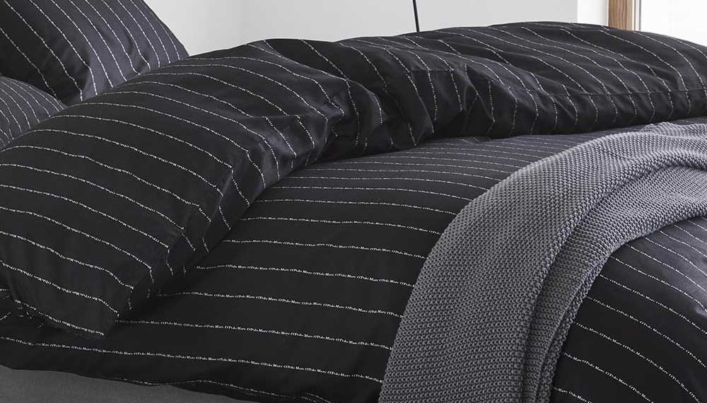 Produktbillede af Marc O Polo Sengetøj Jora Sort på tilbud i høj kvalitet