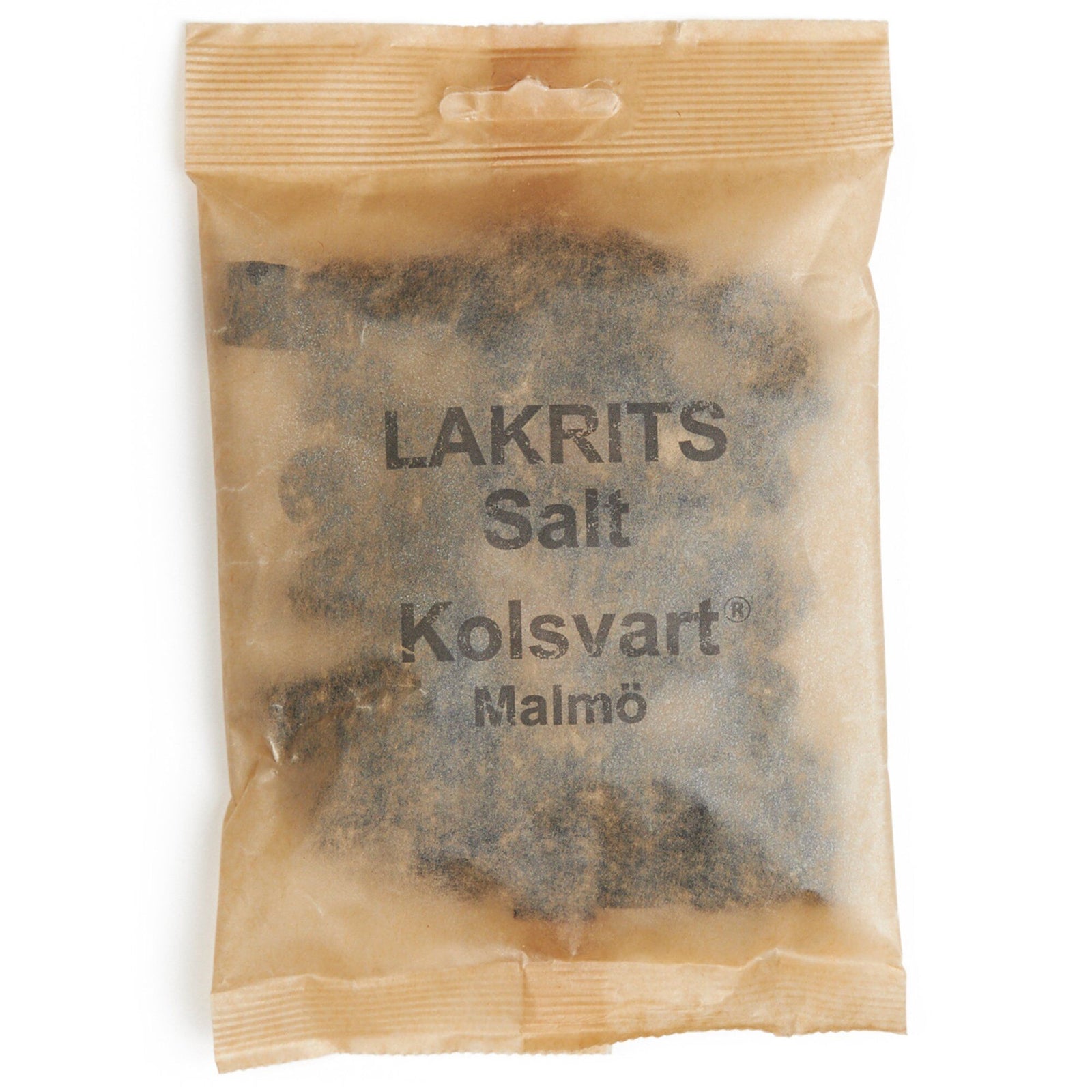 Kolsvart Kolsvart Salt lakrids, 120 g ❤ close-up (Lakrids)