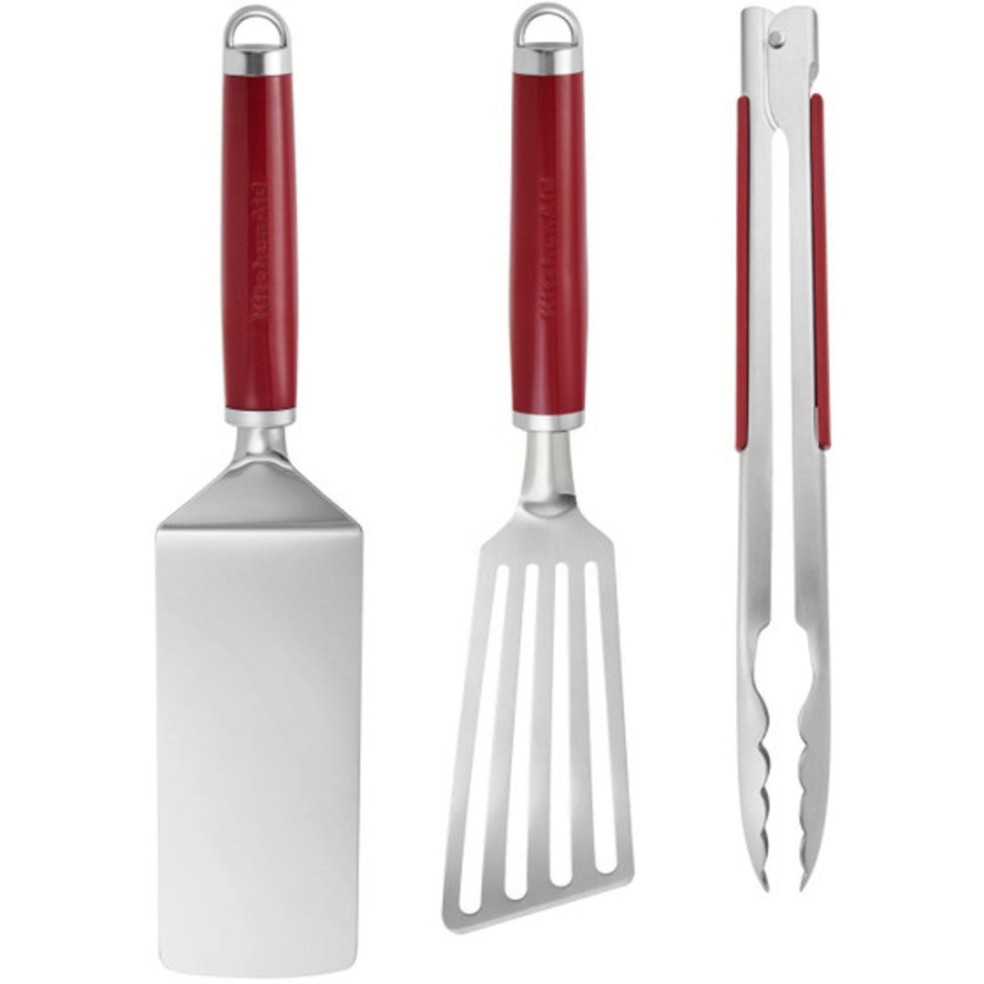 Kitchenaid Kitchenaid Grillsæt 3 dele, empire red – produktfoto (Grill sæt)