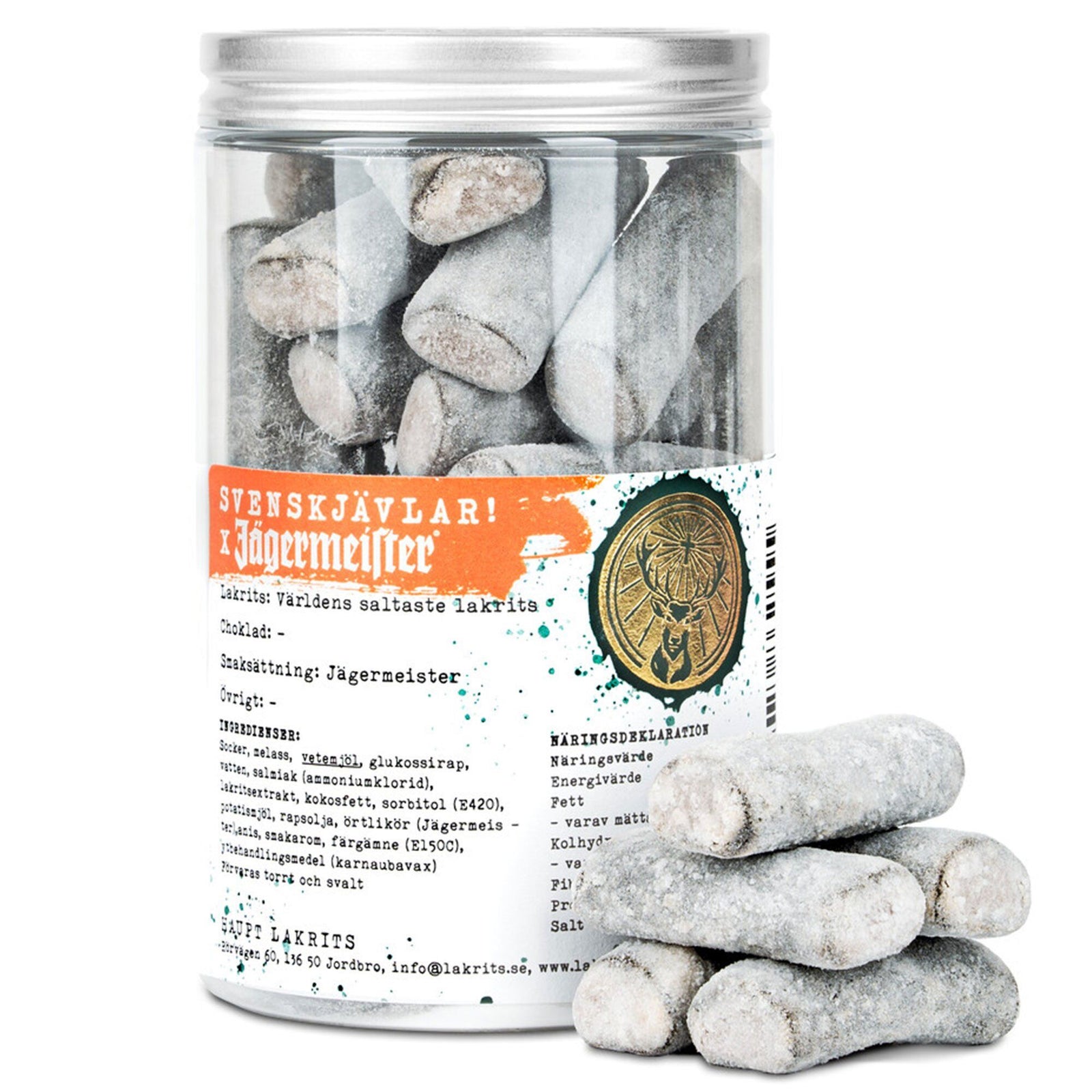 Haupt lakrits Haupt lakrits Svenskjävlar! X Jägermeister – vinkelbillede (Lakrids)
