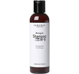 Detaljeret produktbillede af Juhldal Shampoo No 9 økologisk 200 ml på tilbud