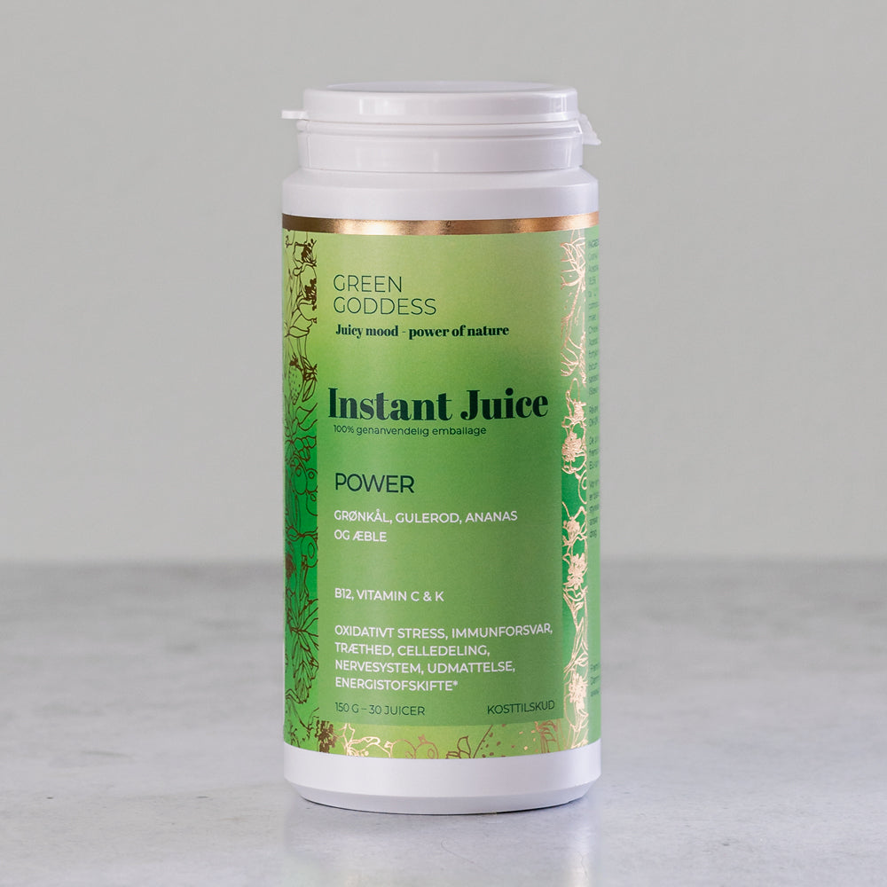 Detaljeret produktbillede af Green Goddess POWER Instant Juice 150 g på tilbud