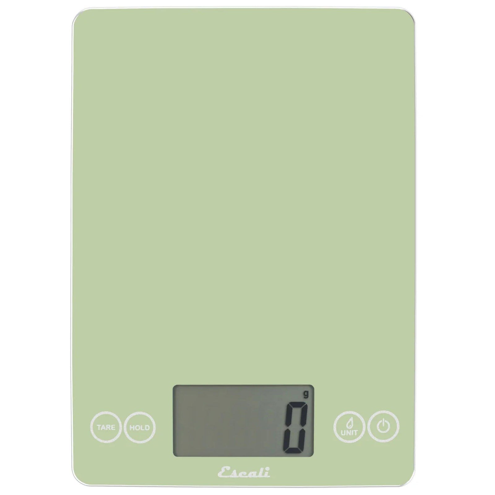 Escali Escali Arti Køkkenvægt, digital, classic green – vinkelbillede (Køkkenvægt)