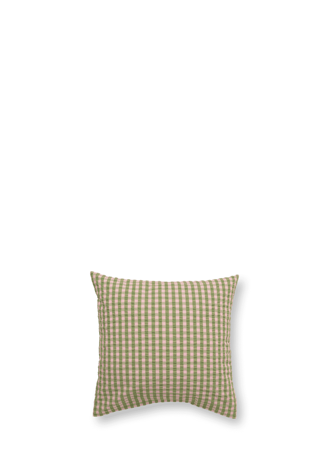 Produktbillede af Juna Bæk & Bølge Pudebetræk 63x60 cm grøn/soft pink i premium kvalitet