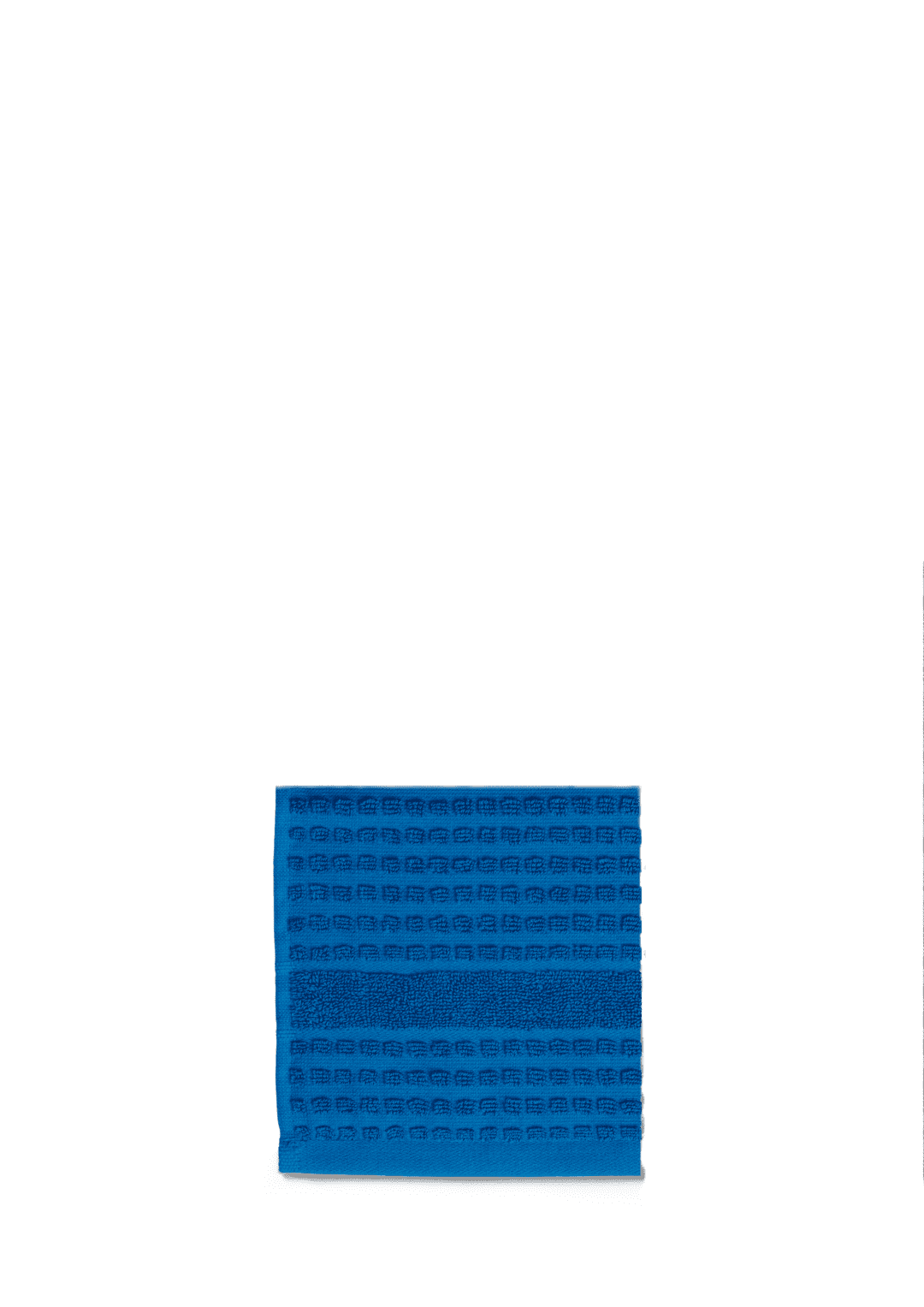 Produktbillede af Juna Check Vaskeklud 30x30 cm blå i premium kvalitet