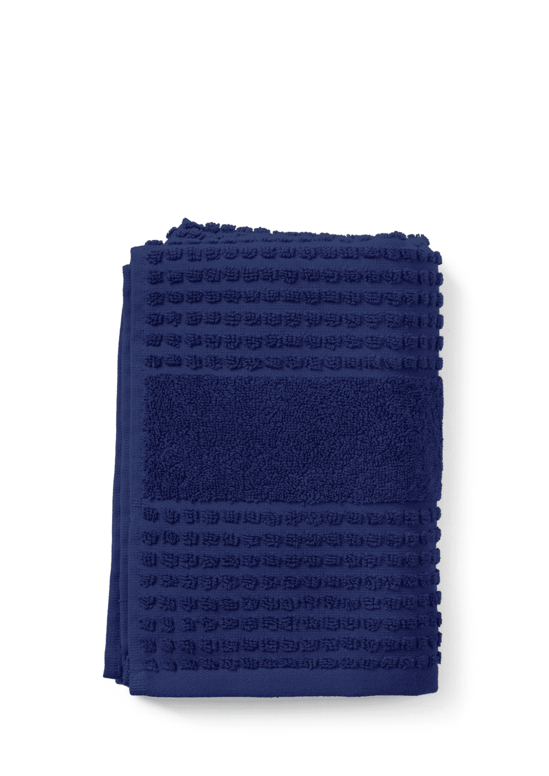 Produktbillede af Juna Check Håndklæde 50x100 cm marine blå i premium kvalitet