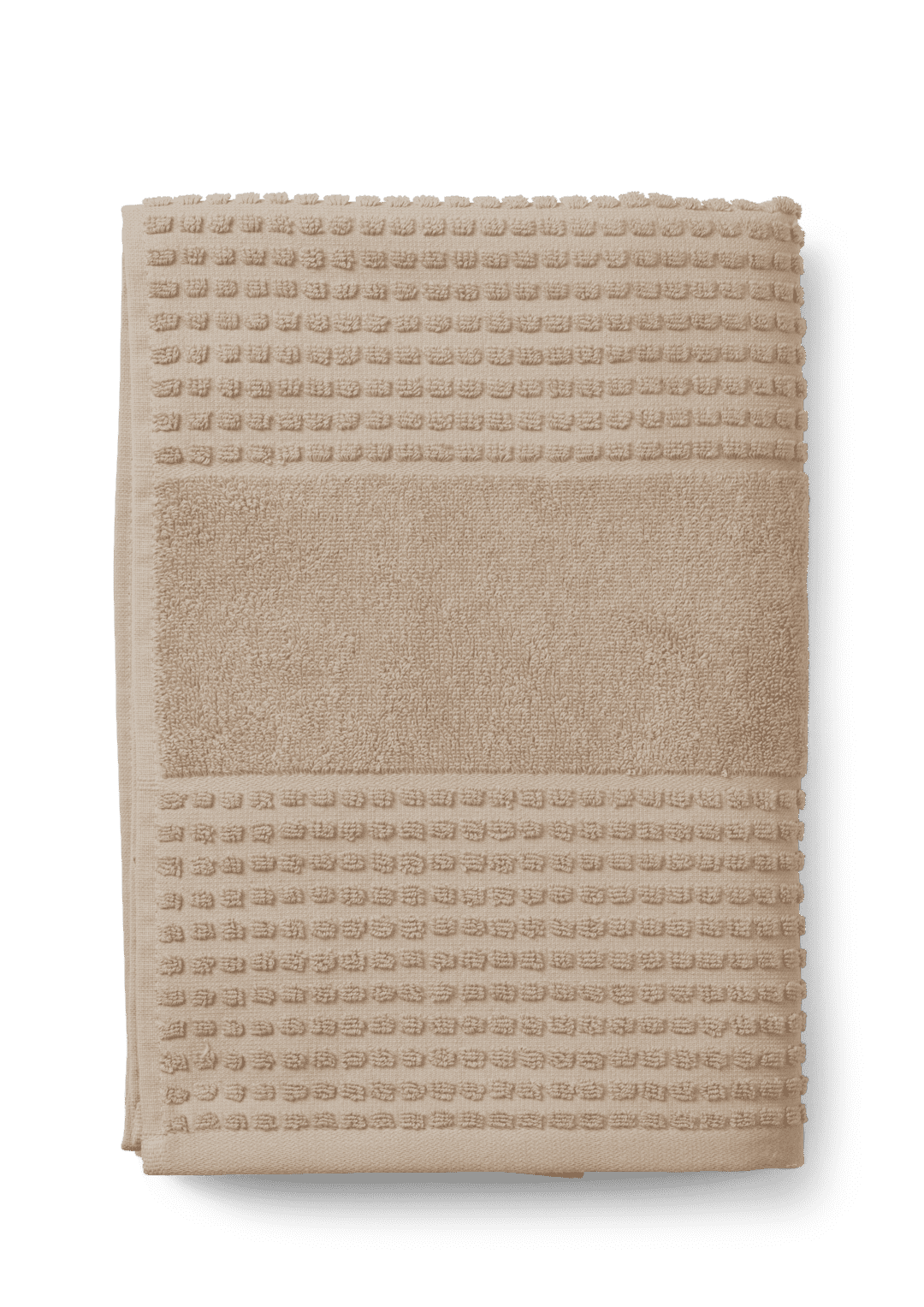 Produktbillede af Juna Check Håndklæde 70x140 cm sand i premium kvalitet