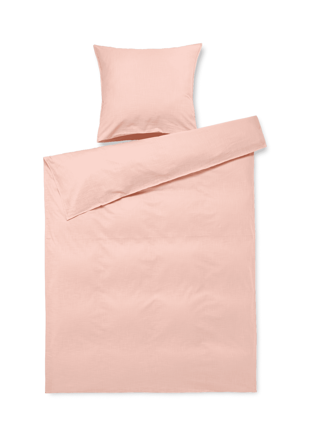 Produktbillede af Juna Monochrome Sengetøj 150x210 cm støvet rosa SE i premium kvalitet