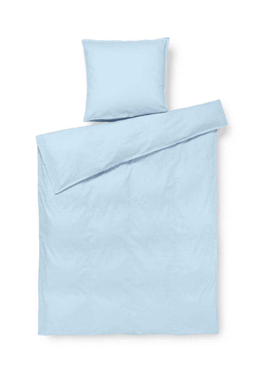 Produktbillede af Juna Monochrome Sengetøj 150x210 cm lys blå SE i premium kvalitet