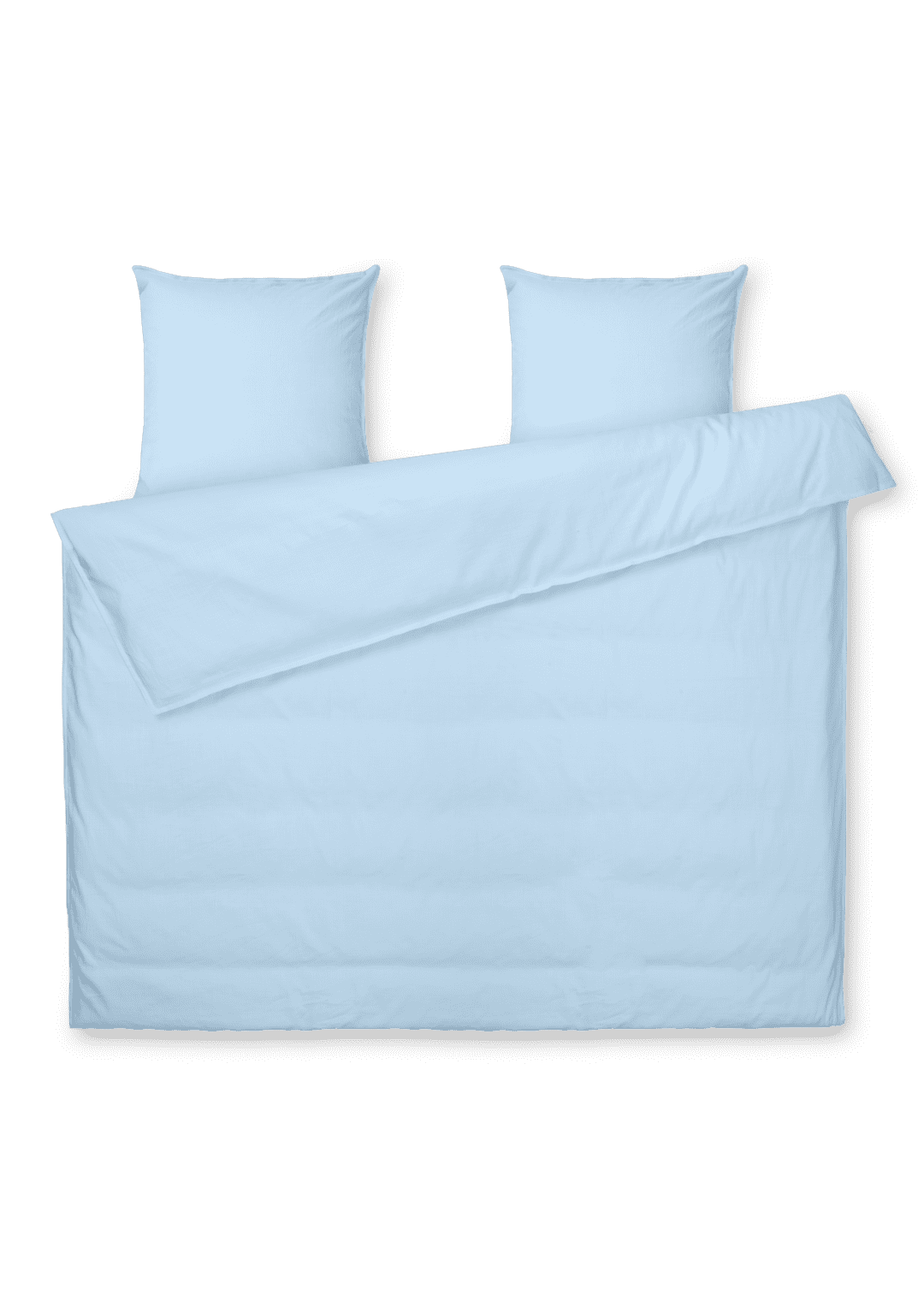 Produktbillede af Juna Monochrome Sengetøj 220x220 cm lys blå SE i premium kvalitet