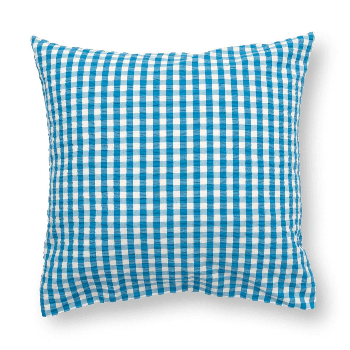 Produktbillede af Juna Bæk&Bølge Pudebetræk 63x60 cm blå/birk i premium kvalitet