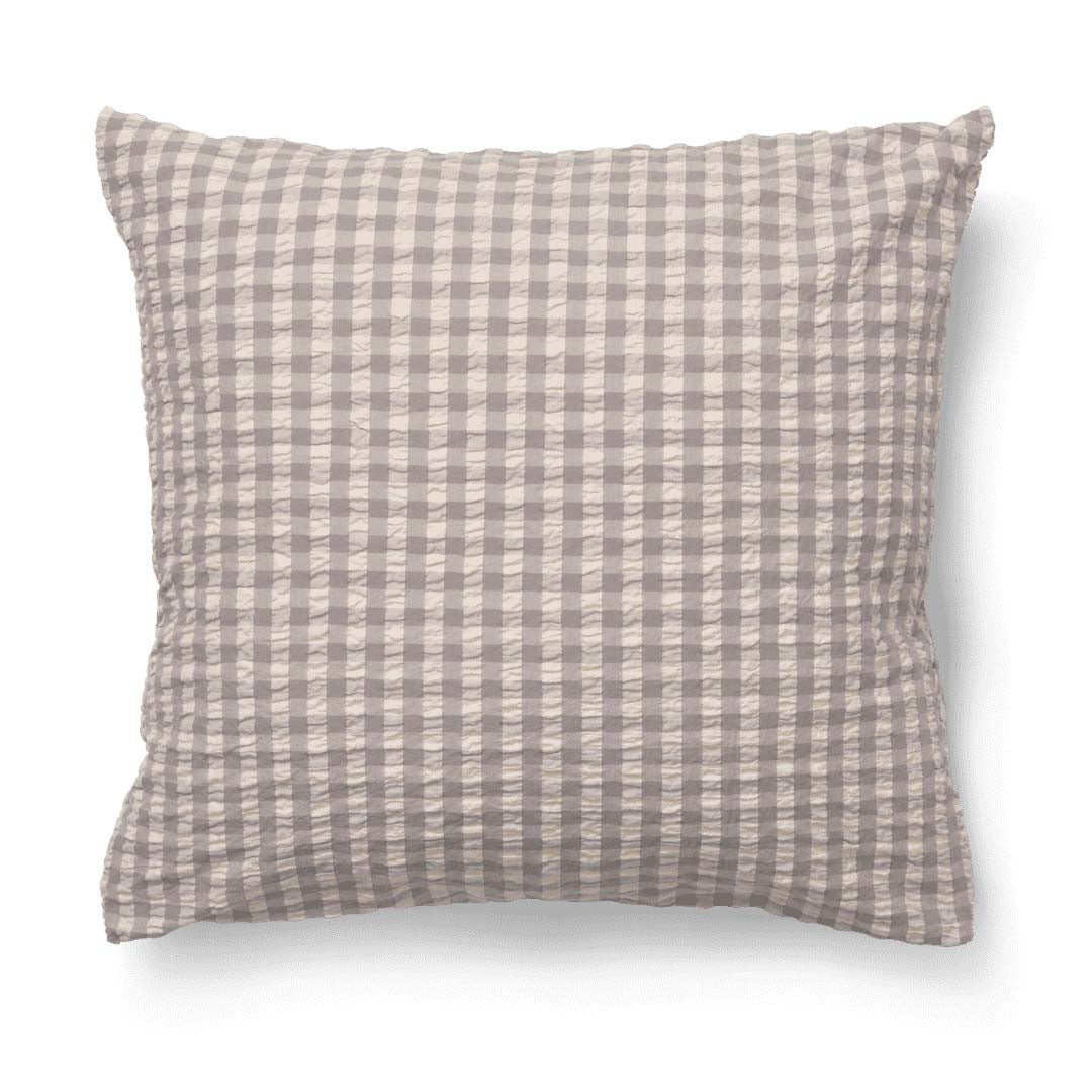 Produktbillede af Juna Bæk&Bølge Pudebetræk 63x60 cm grå/birk i premium kvalitet