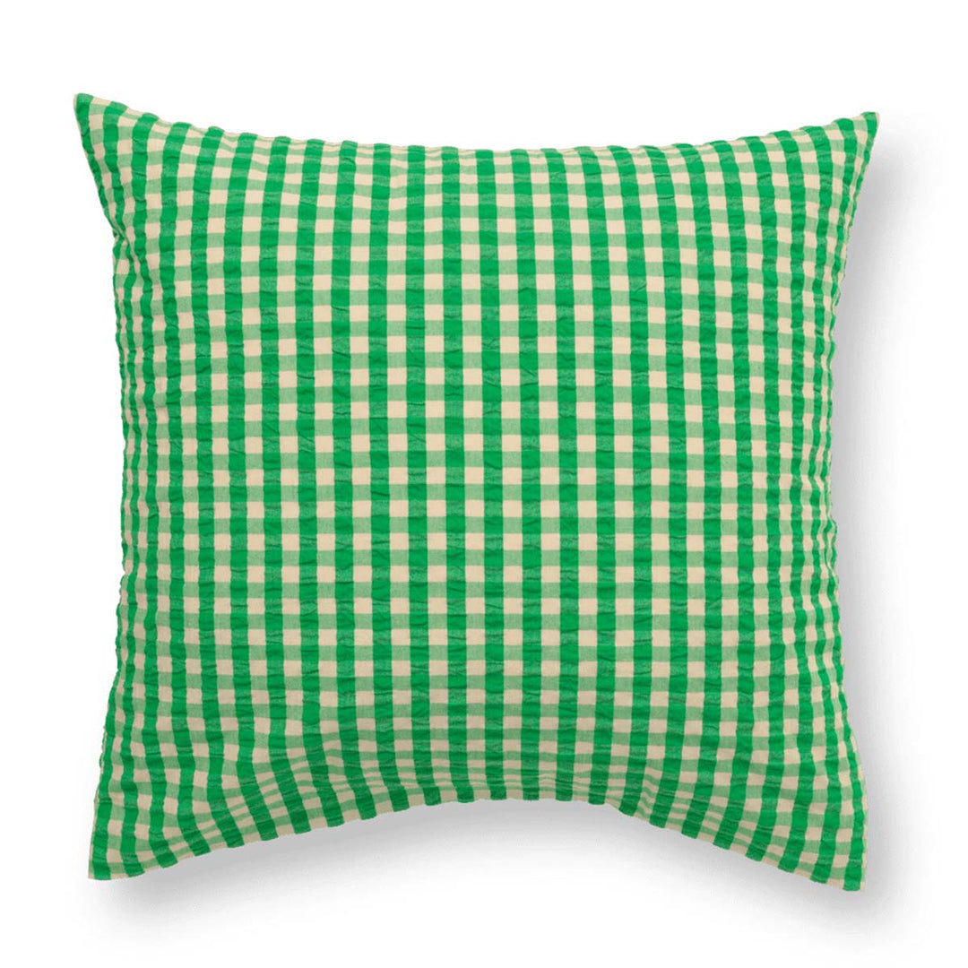 Produktbillede af Juna Bæk&Bølge Pudebetræk 63x60 cm grøn/sand i premium kvalitet