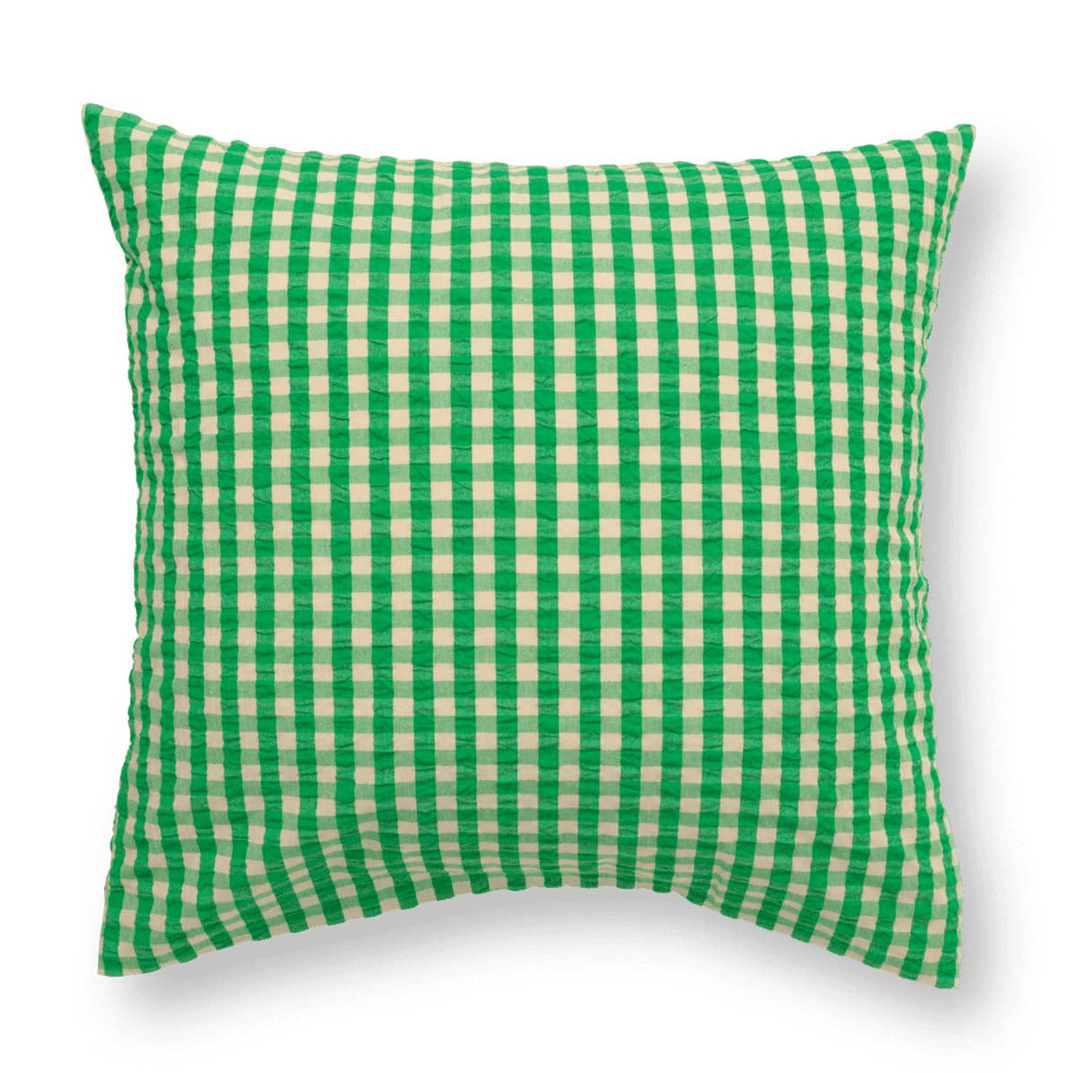 Produktbillede af Juna Bæk&Bølge Pudebetræk 63x60 cm grøn/sand i premium kvalitet