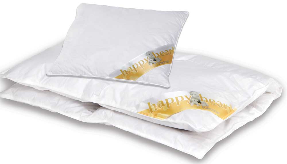 Produktbillede af Eurodun Happy Bear Junior Startsæt Juniordyne og Hovedpude på tilbud i høj kvalitet