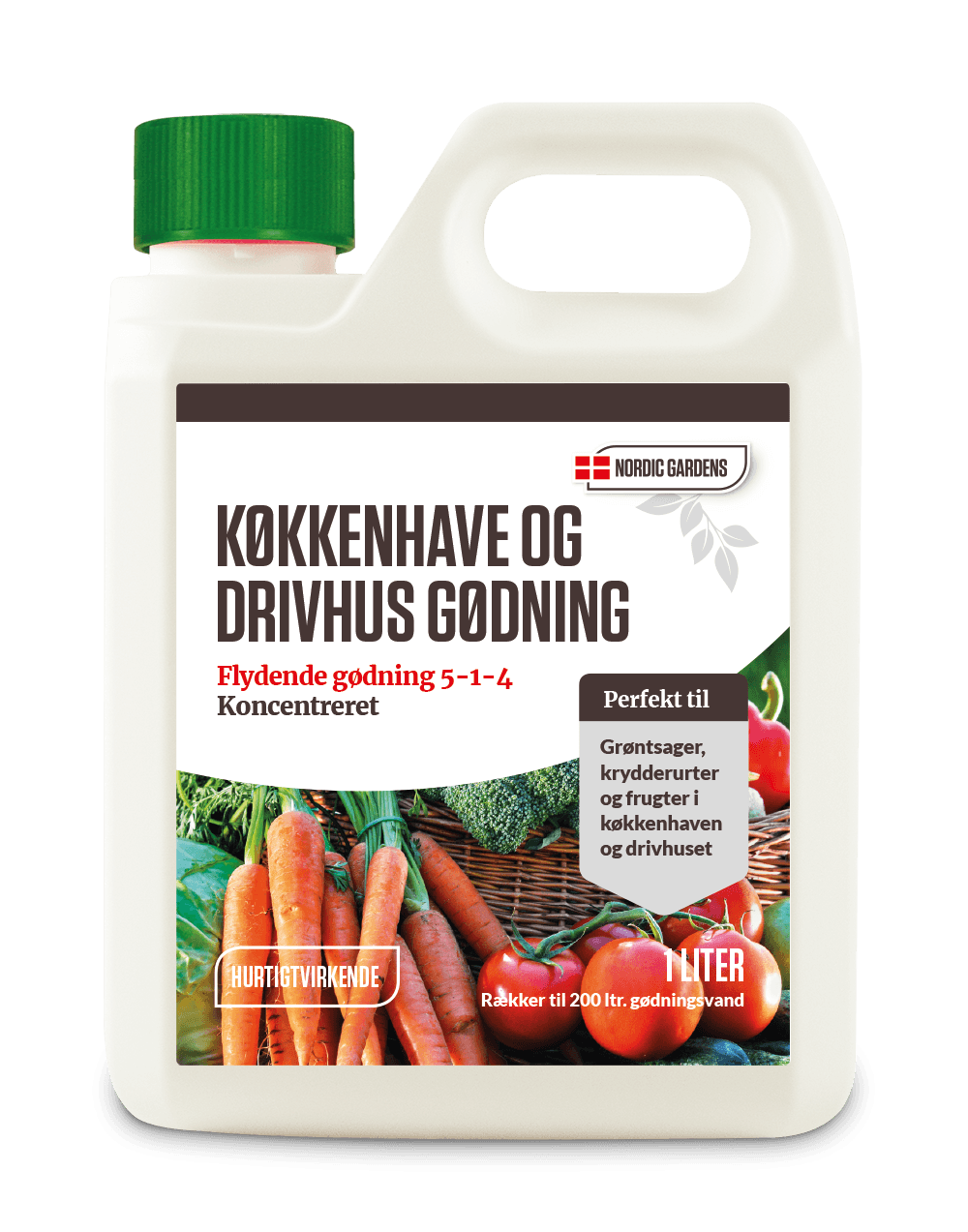 Produktbillede af Køkkenhave og drivhus gødning 1 liter på tilbud i høj kvalitet