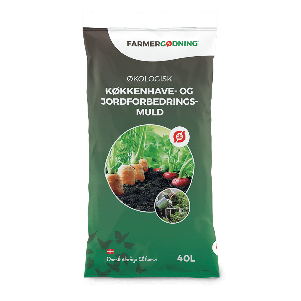 Produktbillede af Økologisk Køkkenhave- og jordforbedring 40 liter på tilbud i høj kvalitet