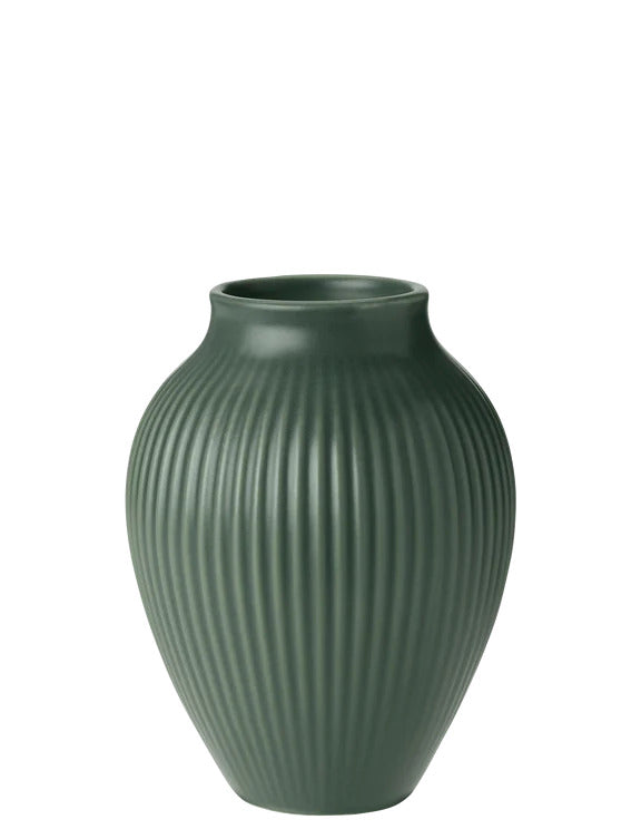 Produktbillede af Knabstrup vase H 12.5 cm ming green i premium kvalitet
