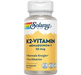 Produktbillede af Solaray K2-vitamin 50 mcg på tilbud