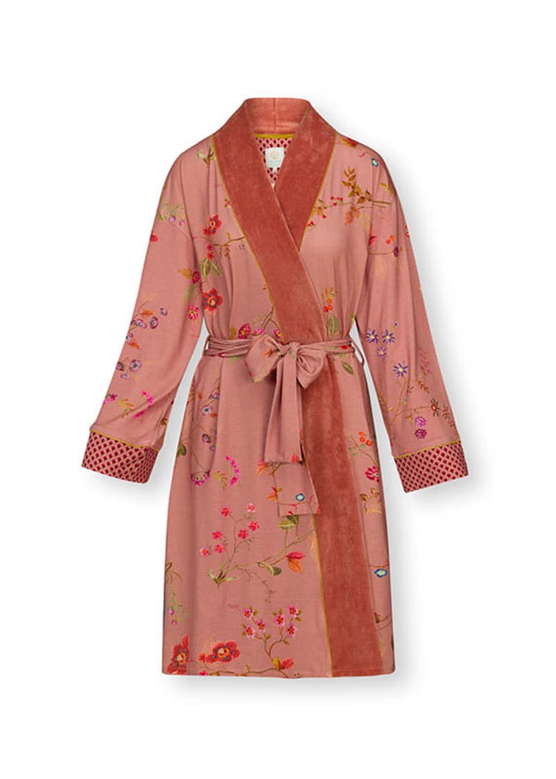 Produktbillede af L Nisha Kimono Kawai Flower Pink på tilbud i høj kvalitet