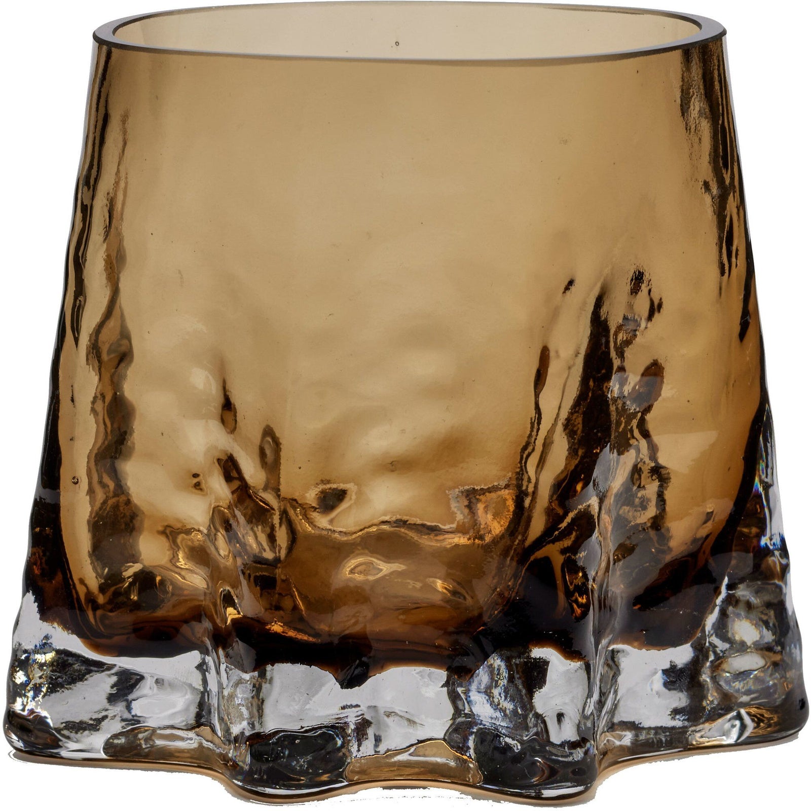 Cooee design Cooee design Gry lysestage medium 11 cm, cognac – produktfoto (Lysestage)