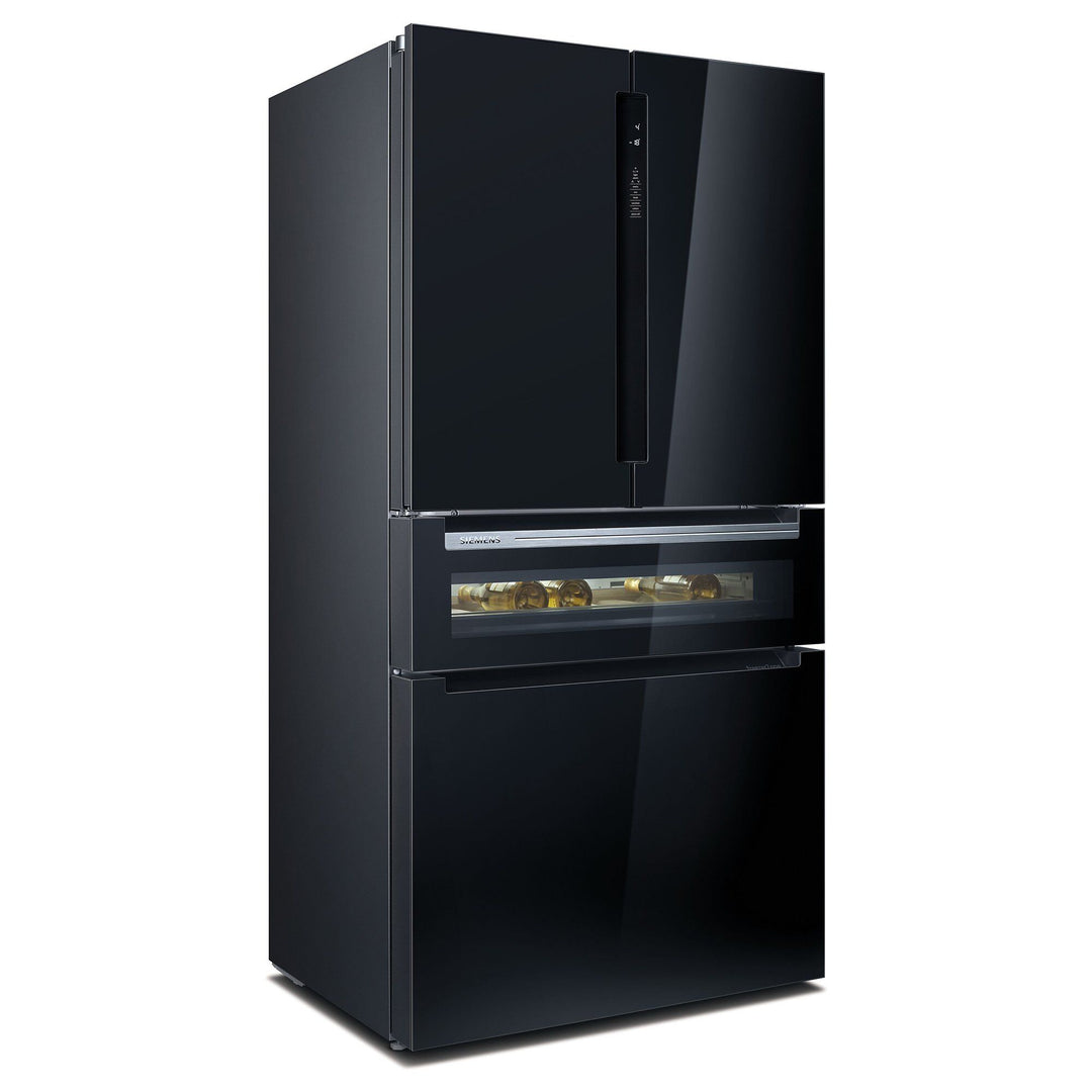Siemens Siemens KF96RSBEA iQ700 French Door køle-/fryseskab, sort – produktfoto (Køle- /frysekabe)