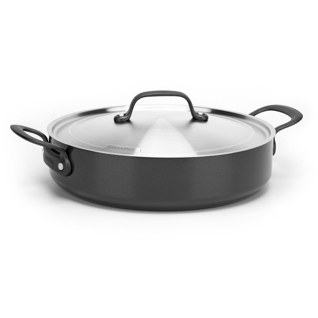 Greenpan Greenpan Craft Traktørpande med Låg ❤ detaljebillede i kategorien Stegepander