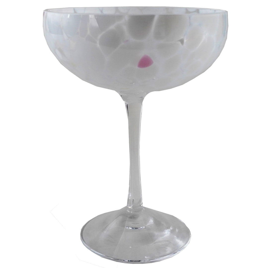 Magnor Magnor Swirl champagneglas 22 cl, hvid – vinkelbillede (Champagneglas)