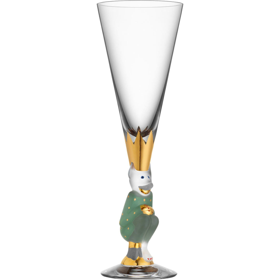 Orrefors Orrefors The Sparkling Devil Champagneglas 19 cl, forest green ❤ produktbillede (Champagneglas)