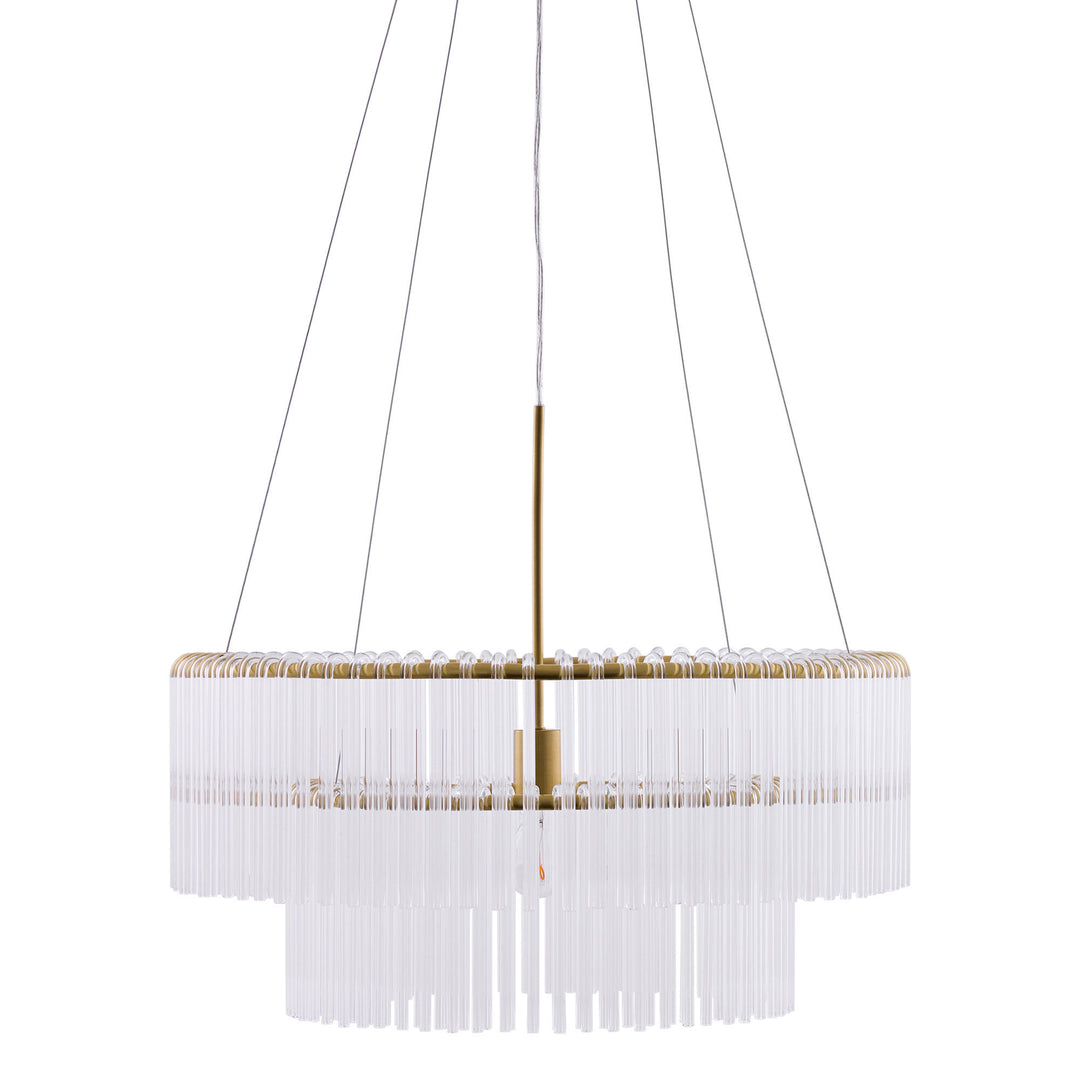 Globen lighting Globen Lighting Hook pendellampe 60 cm, klar/messing ❤ billede i brug i kategorien Lampe