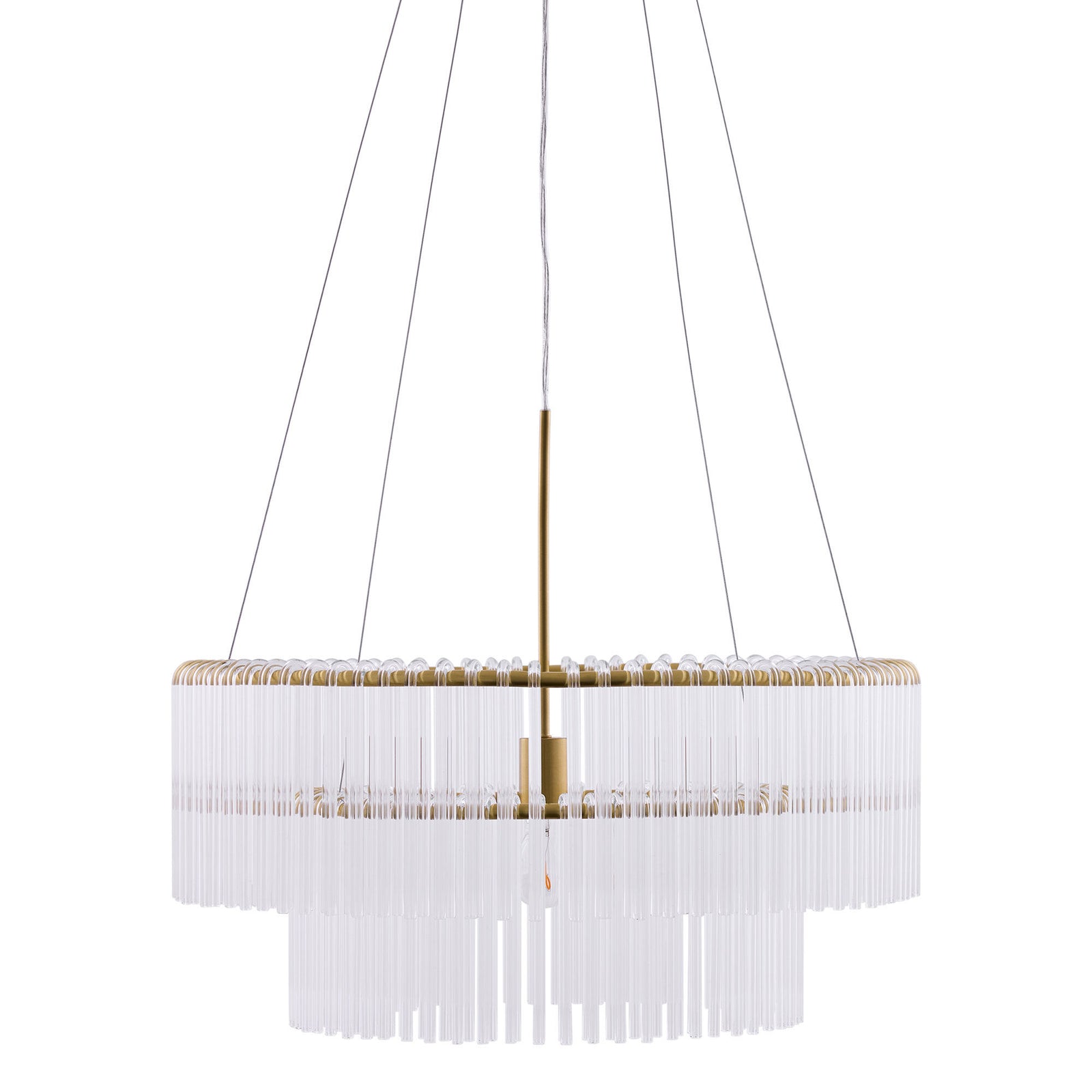 Globen lighting Globen Lighting Hook pendellampe 60 cm, klar/messing ❤ billede i brug i kategorien Lampe