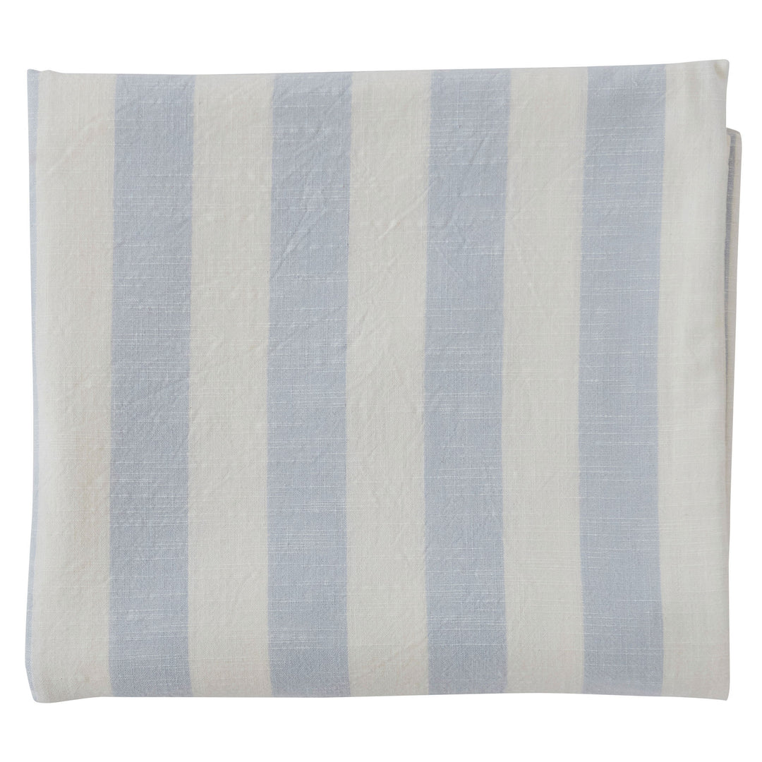 Oyoy living design Oyoy living design Stribet dug 260x140 cm, ice blue ❤ billede i brug (Dug)