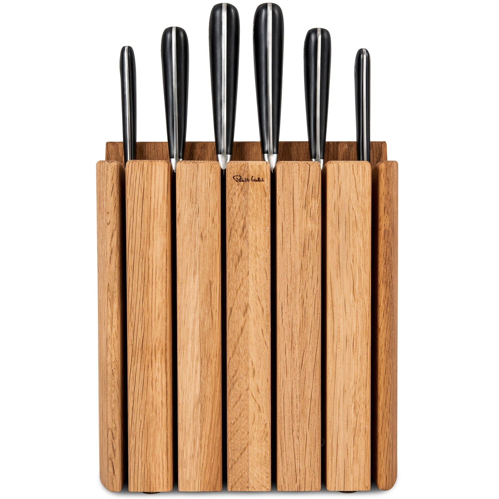 Robert welch Robert welch Signature Book Oak Knivblok med 6 Knive ❤ billede i brug (Knivsæt)