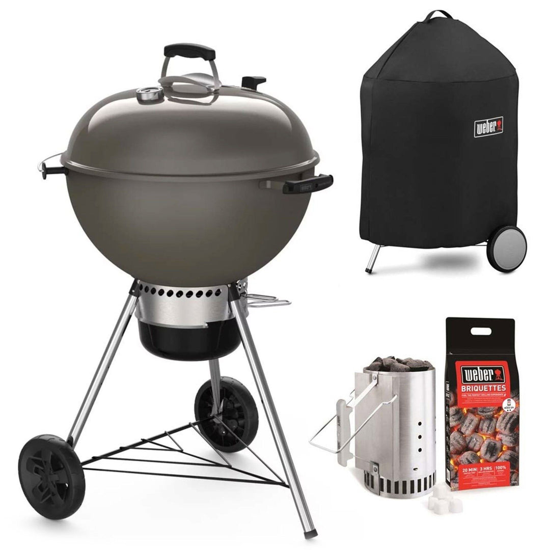 Weber Weber Master-Touch GBS C-5750 inkl tændingspakke og overslag ❤ detaljebillede (Kulgrill)