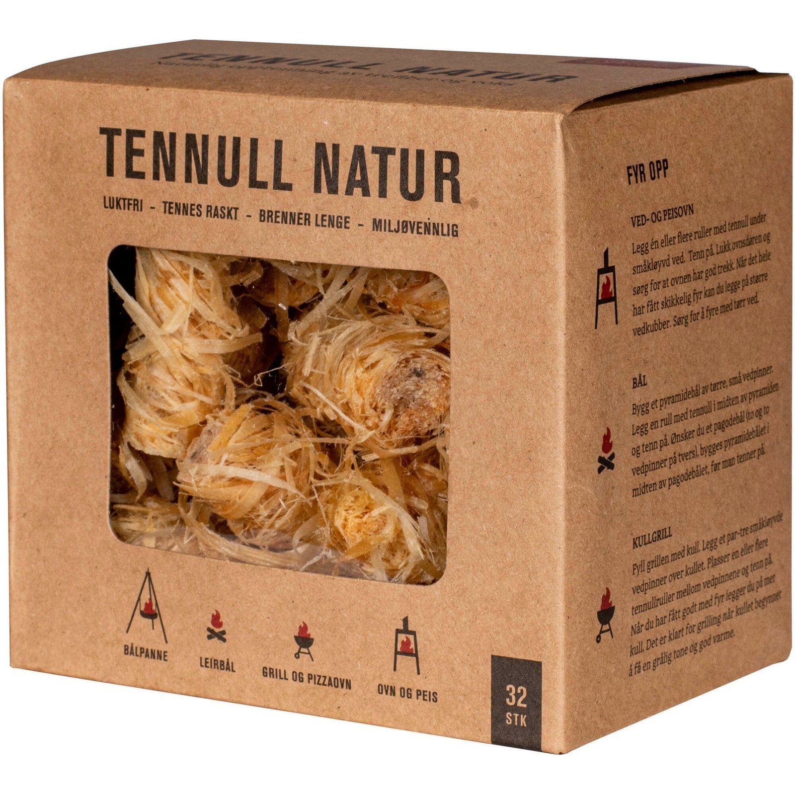 Espegard Espegard Natur optændingsuld ❤ frontbillede (Grilltilbehør)