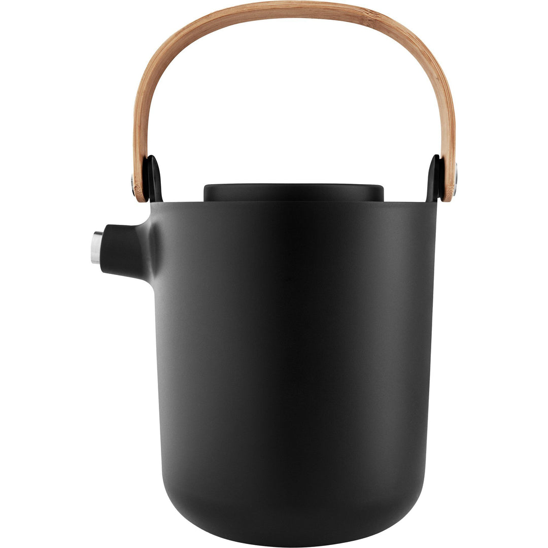 Eva solo Eva solo Nordic Kitchen termokande til te, 1 liter, sort – vinkelbillede (Termokande)