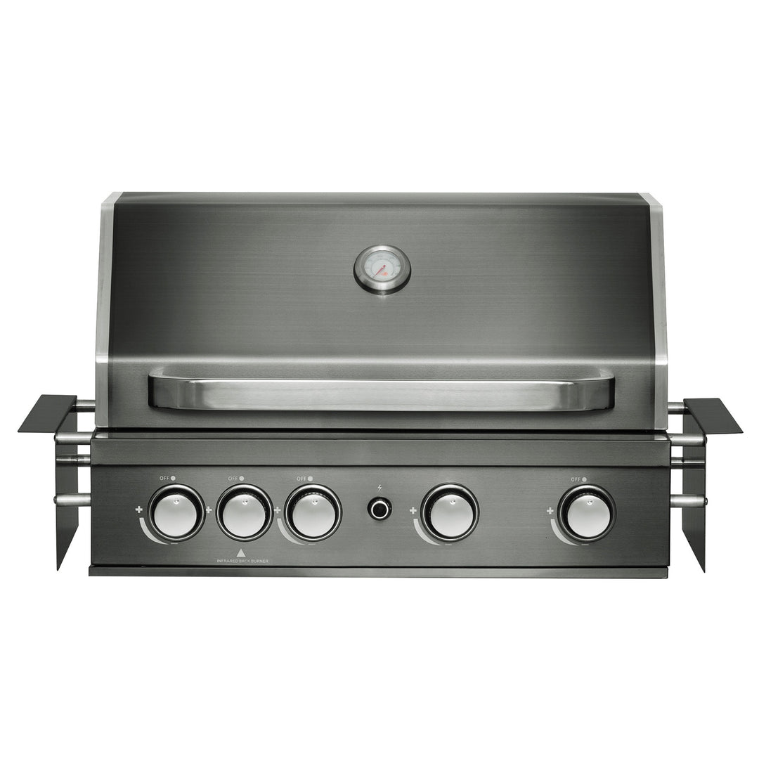 Mustang Mustang Black Pearl 4 indbygget gasgrill – close-up (Gasgrill)