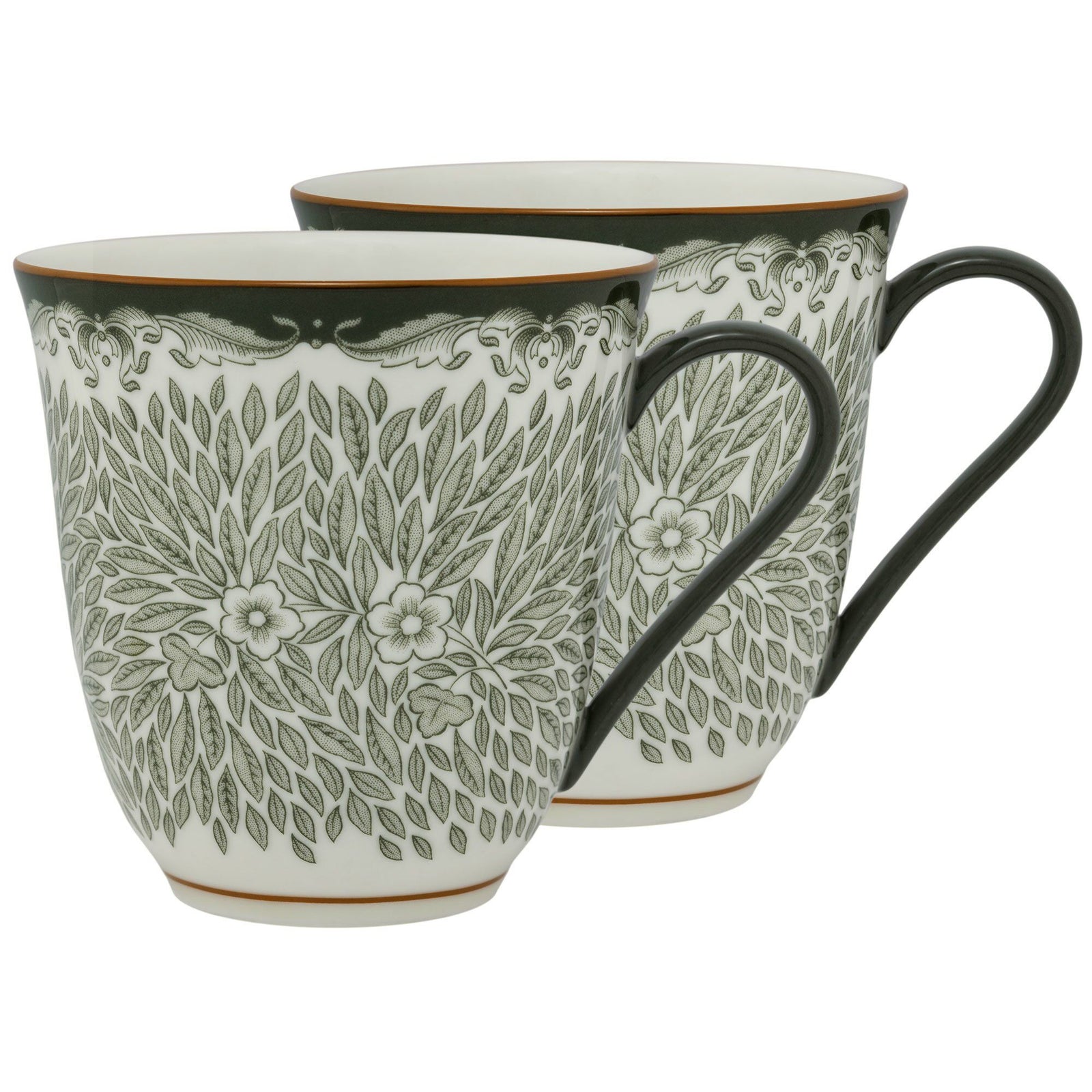 Rörstrand Rörstrand Ostindia Floris krus 30 cl 2-pak, grøn ❤ produktfoto i kategorien Krus