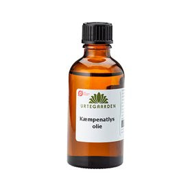 Detaljeret produktbillede af Urtegaarden Kæmpenatlysolie ØKO 50ml. på tilbud