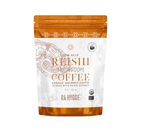Produktbillede af RÅ HYGGE Kaffe m. Reishi svampeekstrakt- filtermalet Ø 227 g. X på tilbud i brug