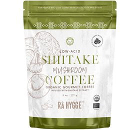 Produktbillede af RÅ HYGGE Kaffe m. Shiitake svampeekstrakt- hele bønner Ø 227 g. X på tilbud i brug