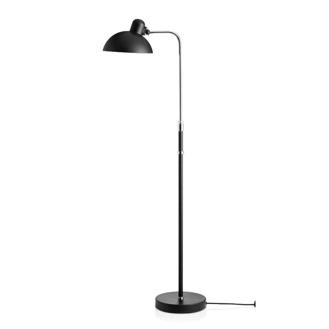 Produktbillede af Kaiser Idell 6580-F Gulvlampe Mat Sort Fritz Hansen i premium kvalitet